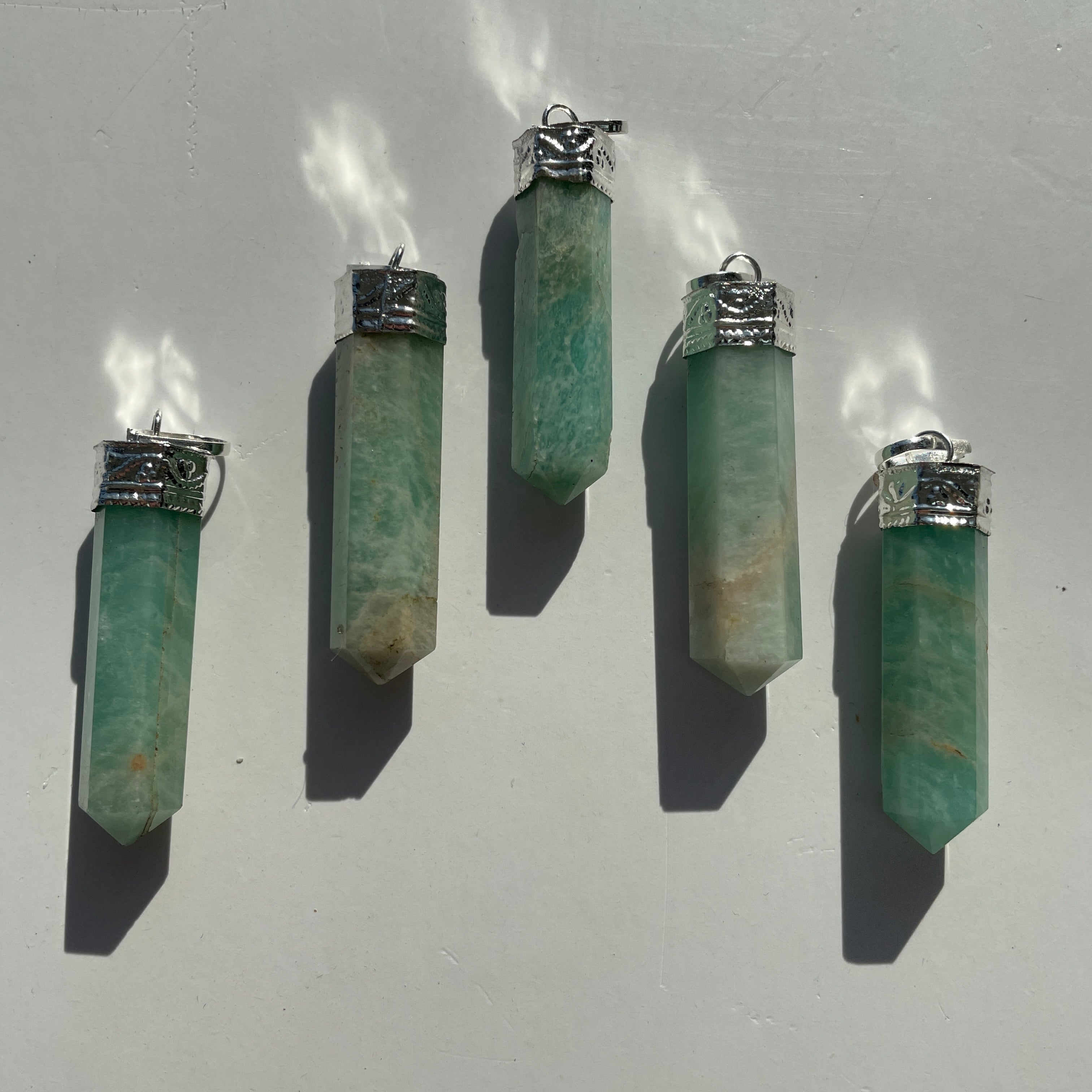 Amazonite - Cap Point Pendant Amazonite - Cap Point Pendant